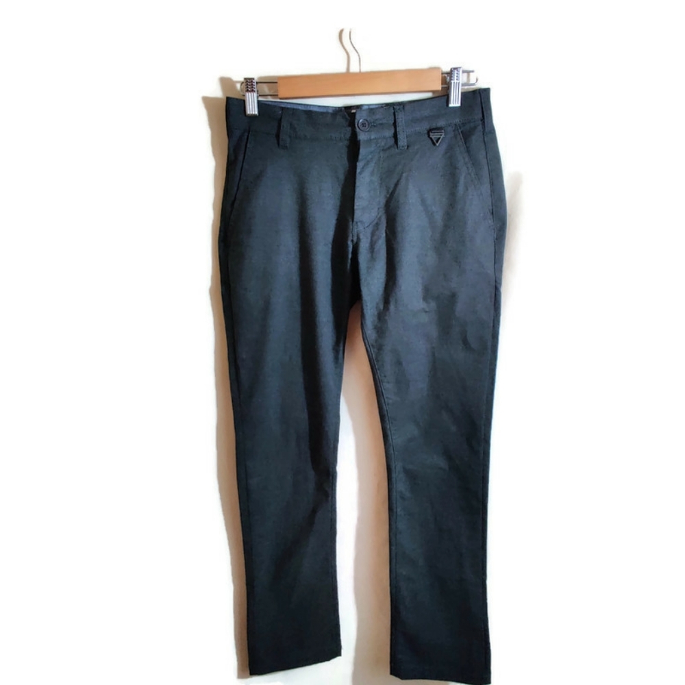 ELEVEN PARIS Men's Grey LA Collection Windproof Mid Rise Skinny Slim Jeans 29/30